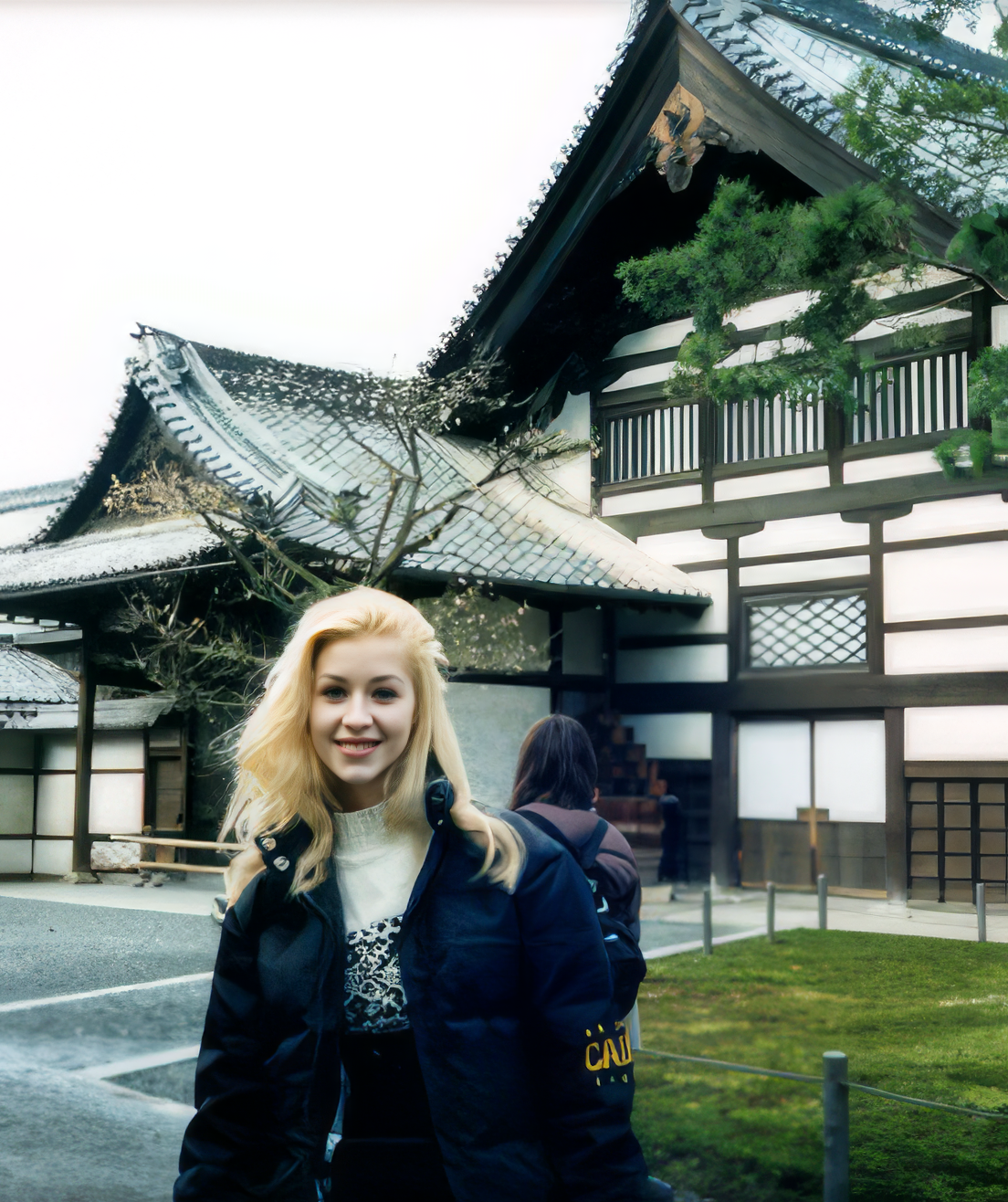 Visiting japan. Age 15.
