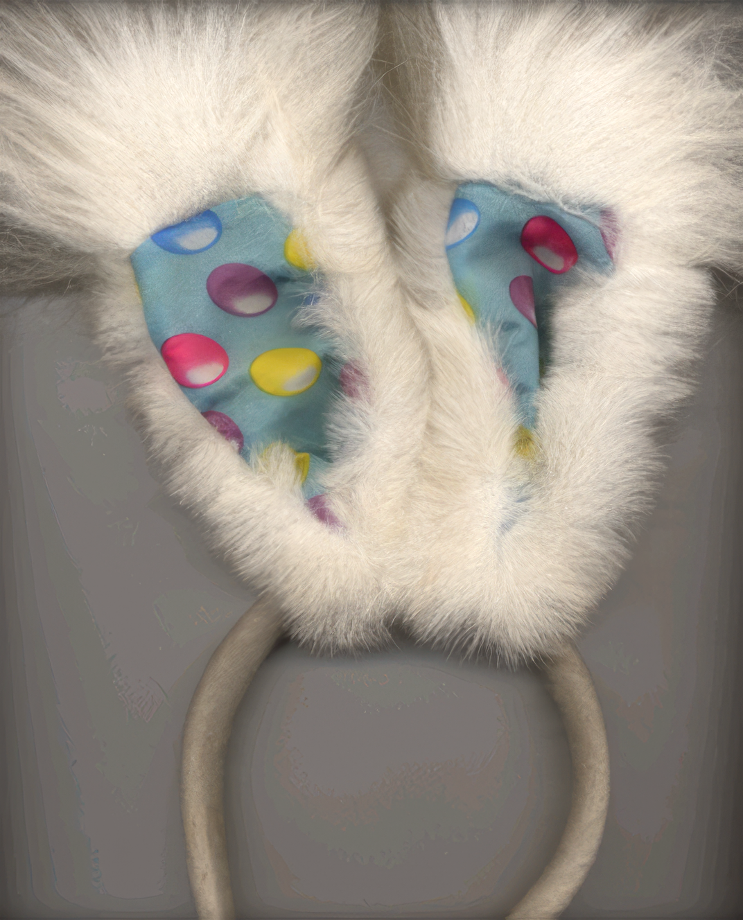 Easter bunny ears from Christina's mother. Christina takes them when she travels.
