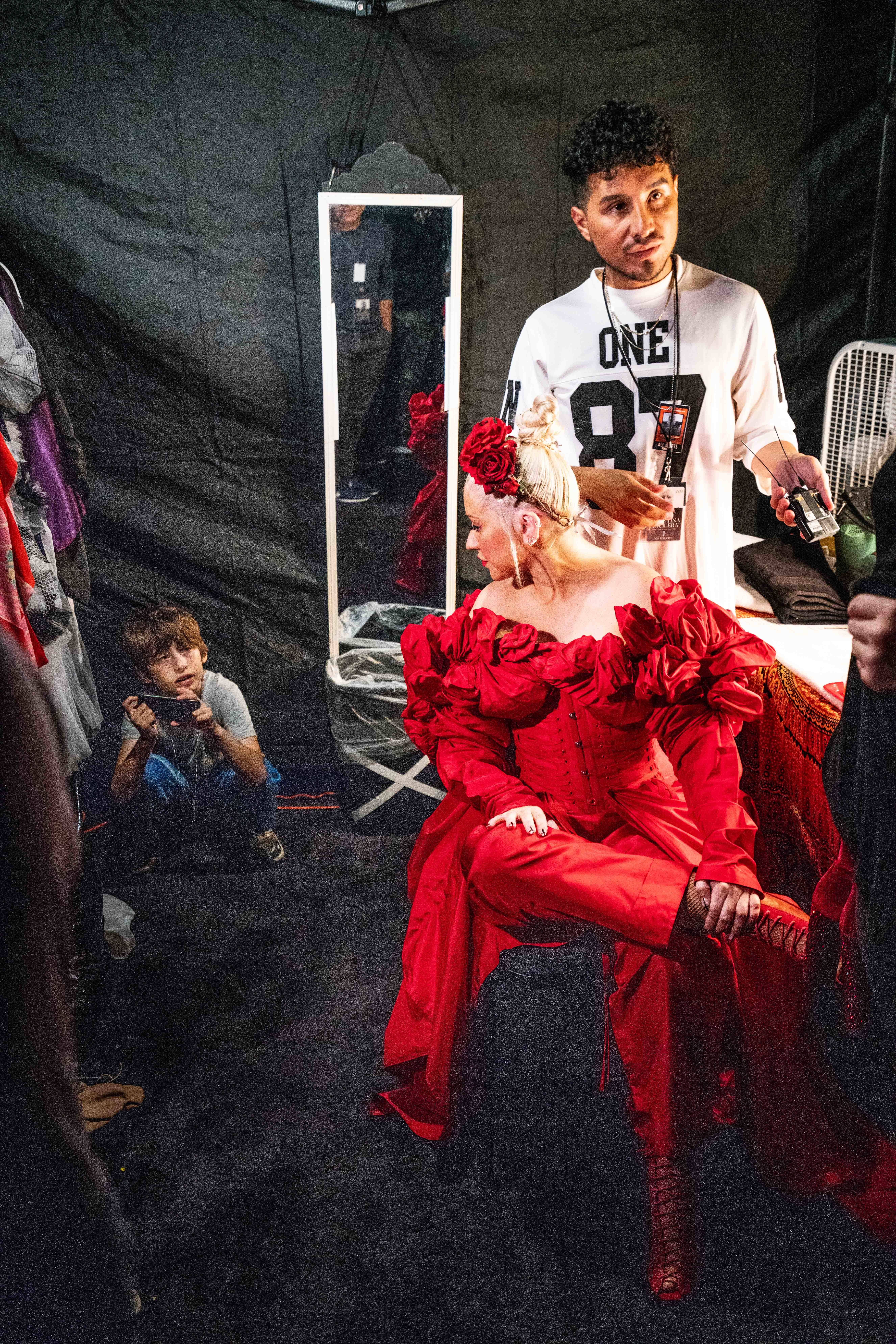 â€œSo lucky Max got to fly in and see me perform at Radio City. Heâ€™s back in L.A. in school right now so he canâ€™t be on the road with me, but to have both Max and Summer at the show together. It makes me sooooo proud!â€

